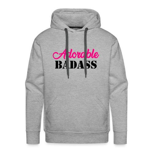 Adorable Badass - Mannen Premium hoodie