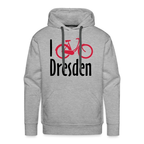 I Bike Dresden - Hollandrad - Männer Premium Hoodie