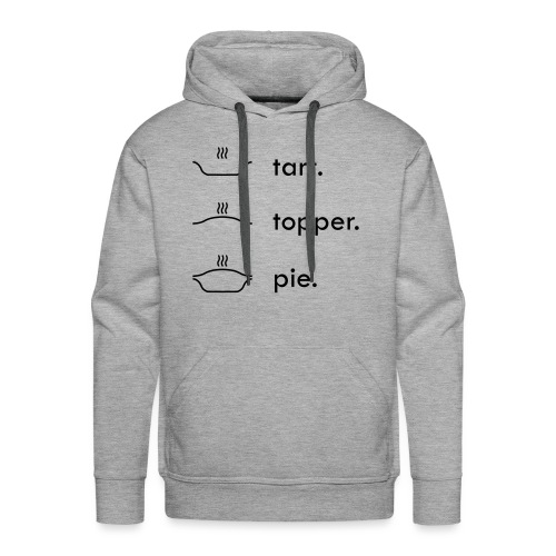 Tart Topper Pie - Men's Premium Hoodie