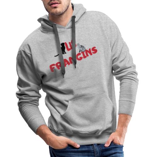 Les Frangins en toutes lettres - Sweat-shirt à capuche Premium Homme