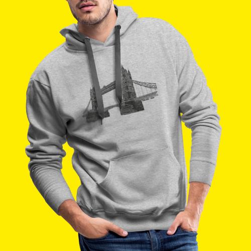 London Tower Bridge - Mannen Premium hoodie
