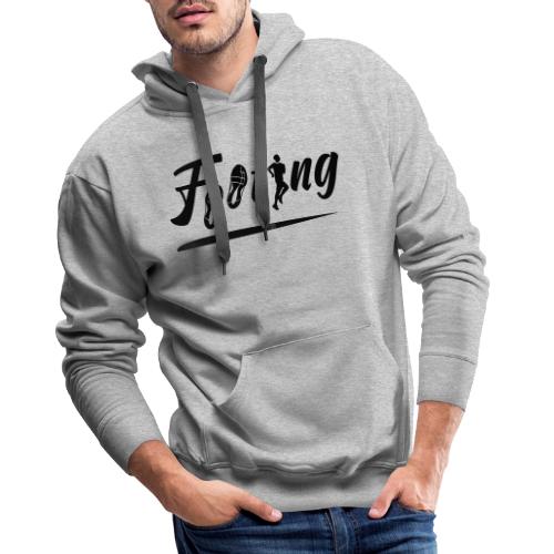 FOOTING ! (running, marathon, sport) Flex - Sweat-shirt à capuche Premium Homme