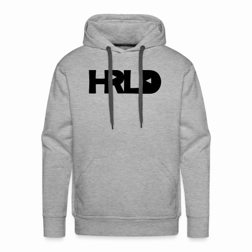 HRLD Black Logo - Miesten premium-huppari