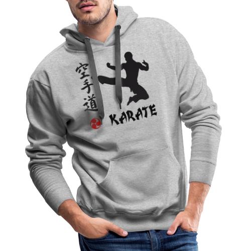 Karate schwarz - Männer Premium Hoodie