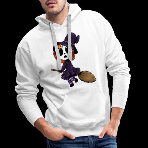 Panda sorcière - Sweat-shirt à capuche Premium Homme