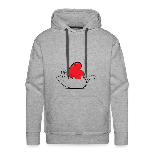 Cat Love - Mannen Premium hoodie