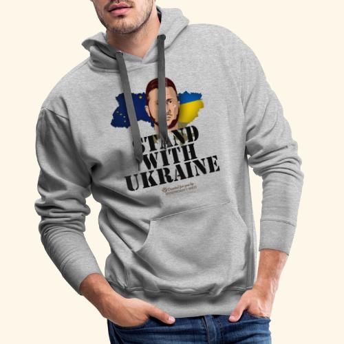 Alaska Ukraine Unterstützer T-Shirt Design - Männer Premium Hoodie