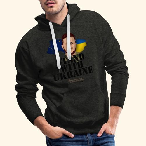 Alaska Ukraine Unterstützer T-Shirt Design - Männer Premium Hoodie