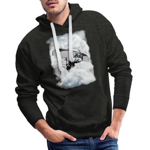 You can fly. Paragliding in the clouds - Men's Premium Hoodie
