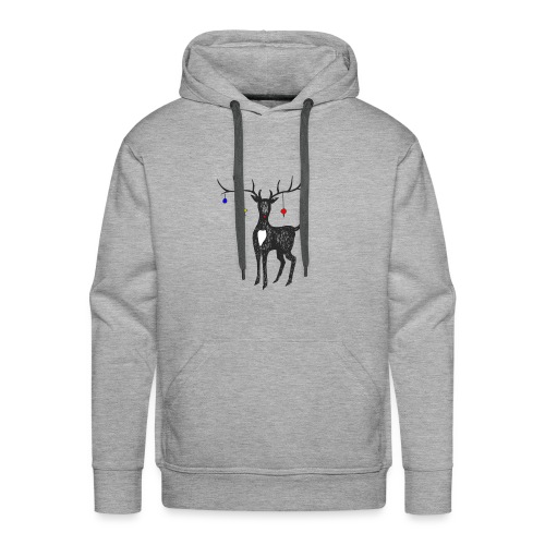 Christmas reindeer - Men's Premium Hoodie