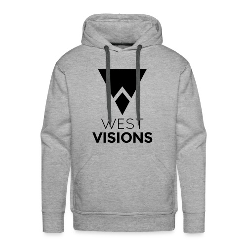 WestVision Logo schwarz - Männer Premium Hoodie