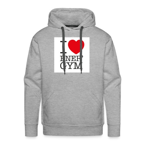 I love Ener'gym - Sweat-shirt à capuche Premium pour hommes