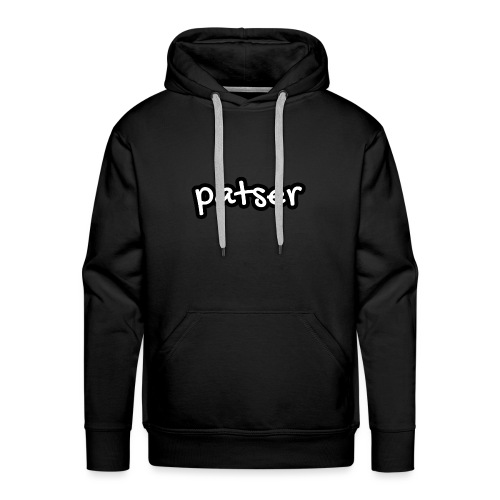 Patser - Basic White - Mannen Premium hoodie