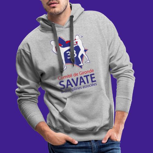 Comité Savate 33 - Sweat-shirt à capuche Premium pour hommes