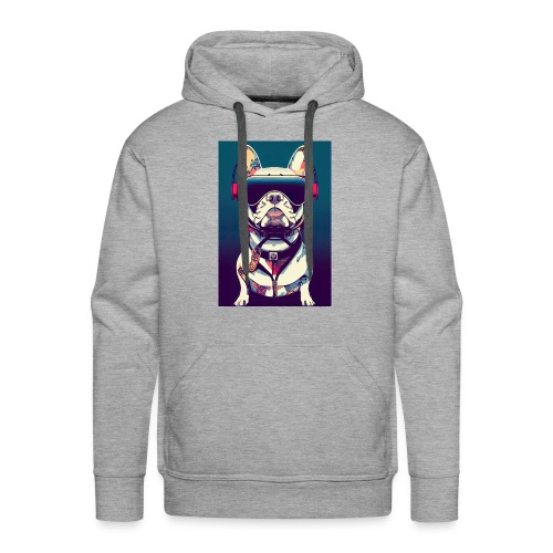 French Bulldog - Retro - Mannen Premium hoodie