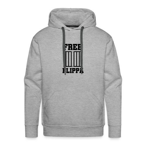 Free Flippa Zwart - Mannen Premium hoodie