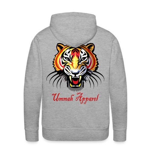 ummah apparel tiger png - Men's Premium Hoodie