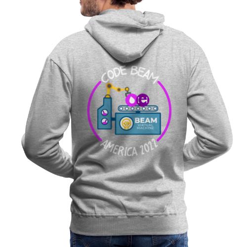 BEAM Machine - Code BEAM America 2022 - Bluza męska Premium z kapturem