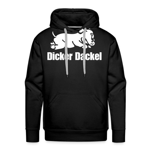 Dicker Dackel - Männer Premium Hoodie