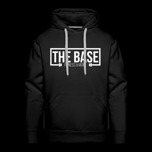 The Base Fitness and More Logo Zwart - Mannen Premium hoodie