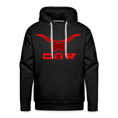 radcow logo - Sweat-shirt à capuche Premium pour hommes