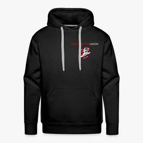 Decal and text - Men's Premium Hoodie