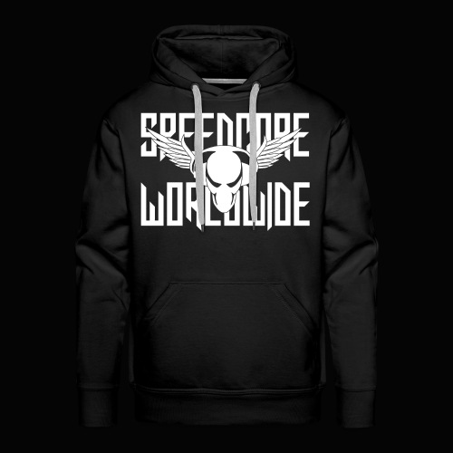 SPEEDCORE WORLDWIDE CLASSIC - WHITE - Männer Premium Hoodie