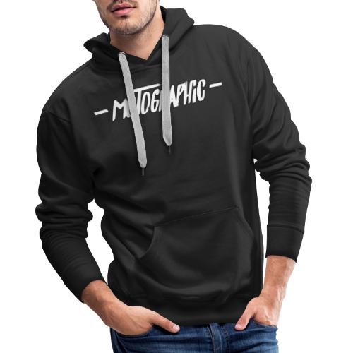 Mannen Premium hoodie - dubbele motographic opdruk