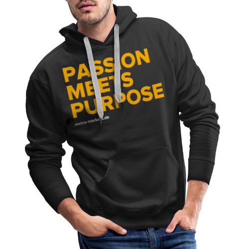 PassionMeetsPurpose - Men's Premium Hoodie