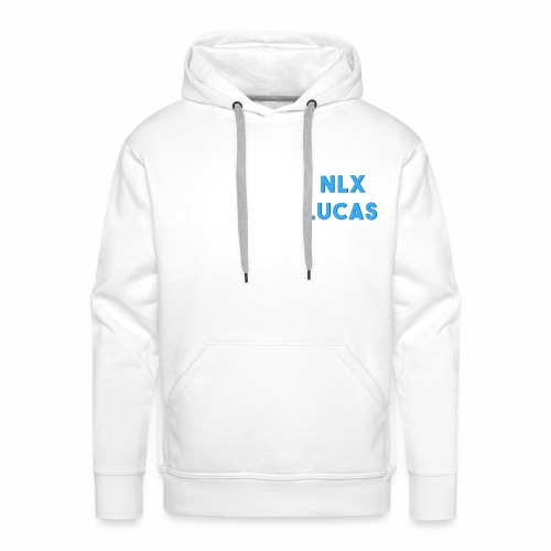 NLxLucas Dubbel-Blauw Design - Mannen Premium hoodie