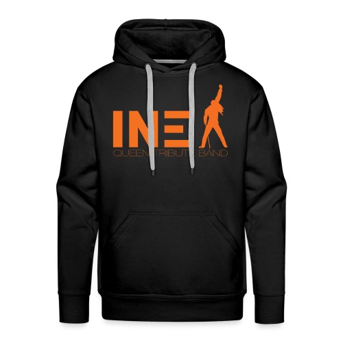 New Logo INEX sans fond orange QUEEN TRIBUTE BAND - Sweat-shirt à capuche Premium pour hommes