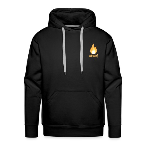 odious flame outlined - Mannen Premium hoodie