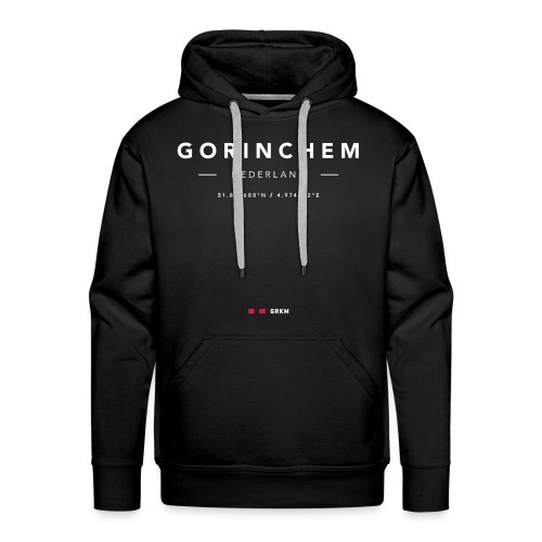 Gorinchem coördinaten - Mannen Premium hoodie