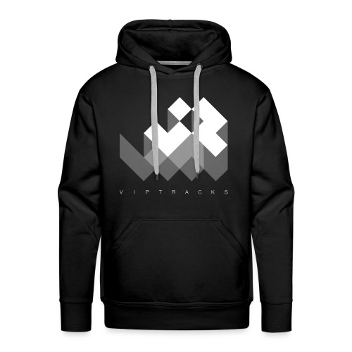 LOGO VIPTRACKS RELEASES - Mannen Premium hoodie