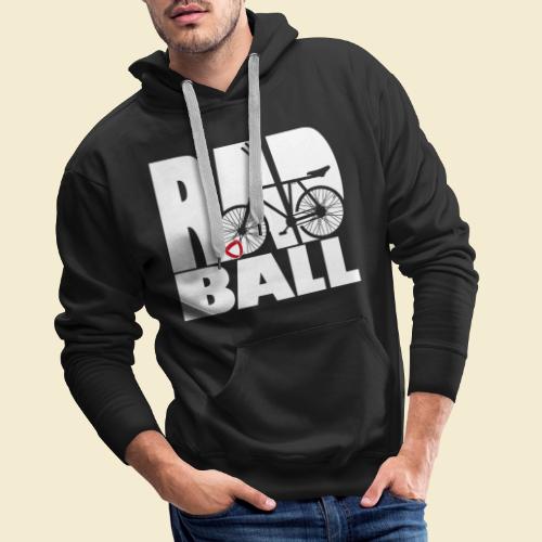 Radball | Typo - Männer Premium Hoodie