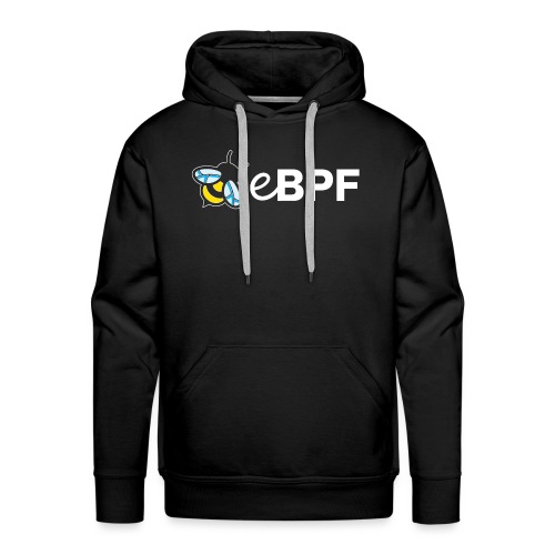 ebpf logo color on dark - Men's Premium Hoodie