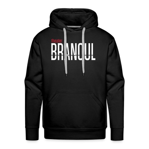 Branoul Logo rood wit - Mannen Premium hoodie