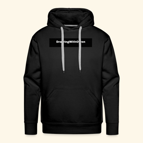drawing with owen products - Mannen Premium hoodie
