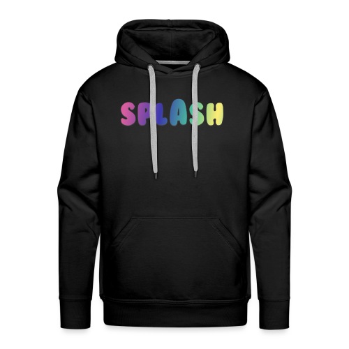 Splash logo - Sweat-shirt à capuche Premium pour hommes
