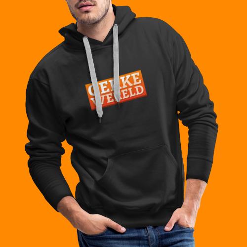 GekkeWereld Logo - Mannen Premium hoodie