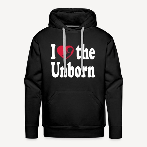 I LOVE THE UNBORN - Men's Premium Hoodie