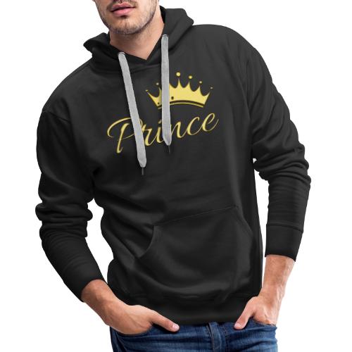 Prince Or -by- T-shirt chic et choc - Sweat-shirt à capuche Premium pour hommes