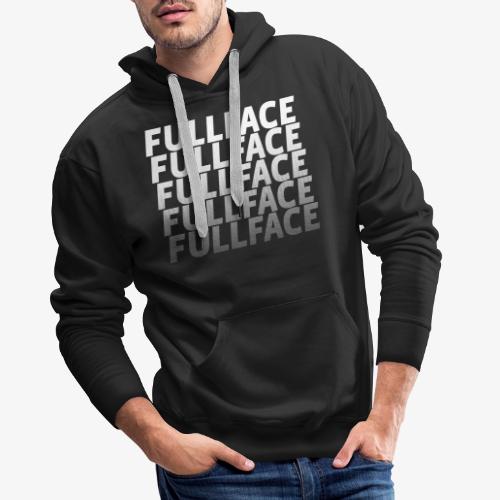 FULLFACE #1 white - Männer Premium Hoodie