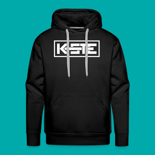 K-STE Logo weiß - Männer Premium Hoodie