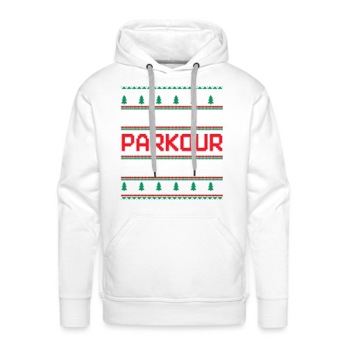 Parkour noël cadeau parkour freerun - Sweat-shirt à capuche Premium pour hommes