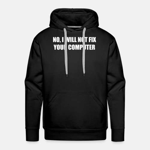No, I will not fix your computer
