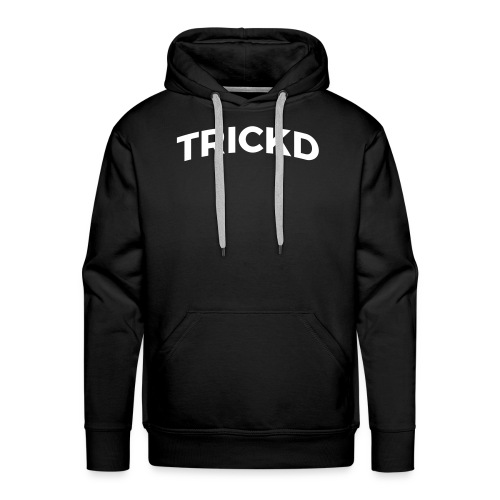 Trickd text flock - Mannen Premium hoodie