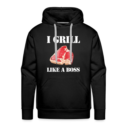 I grill like a boss - Men's Premium Hoodie