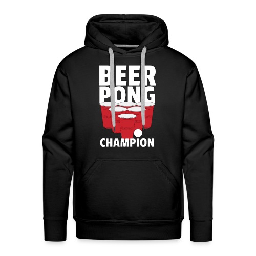 Beer Pong Campion Geschenk Party Spiel - Männer Premium Hoodie
