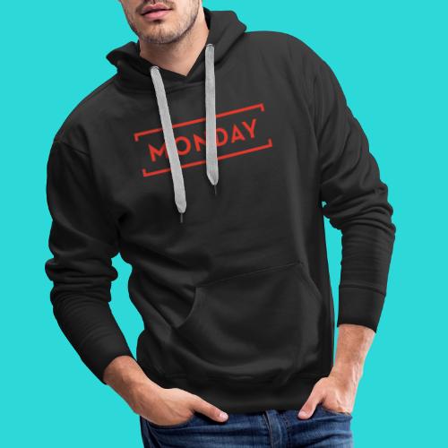Manic Monday - The Week Day Collection - Men's Premium Hoodie